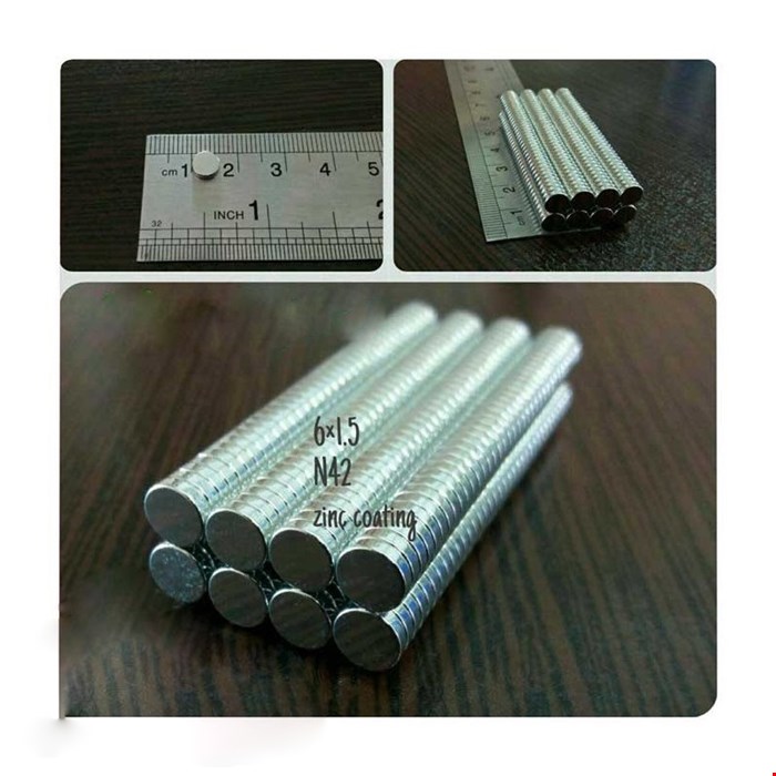  آهن ربا N42 6X1.5